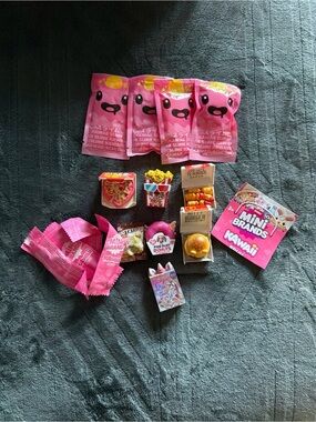 Mini Brands Kawaii Series Surprise Pack - Pink Collectible Toy Set